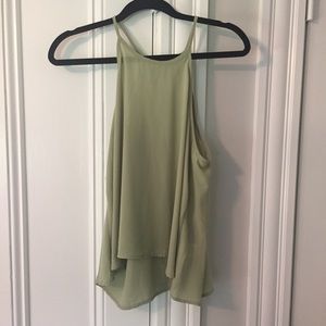 Pea green camisole